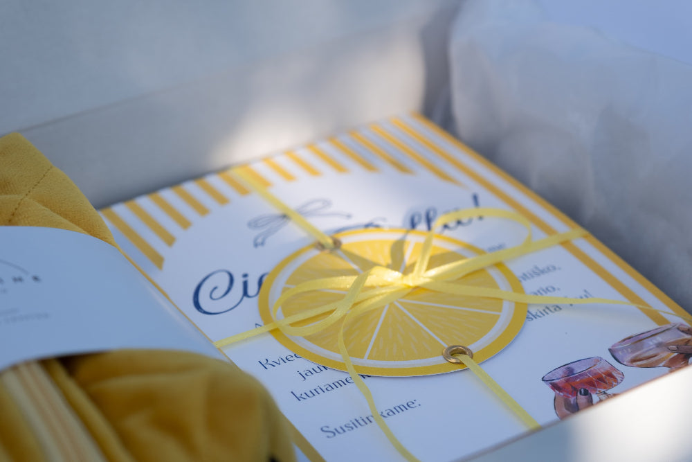 Mergvakario dėžutė Ciao Bella🍋